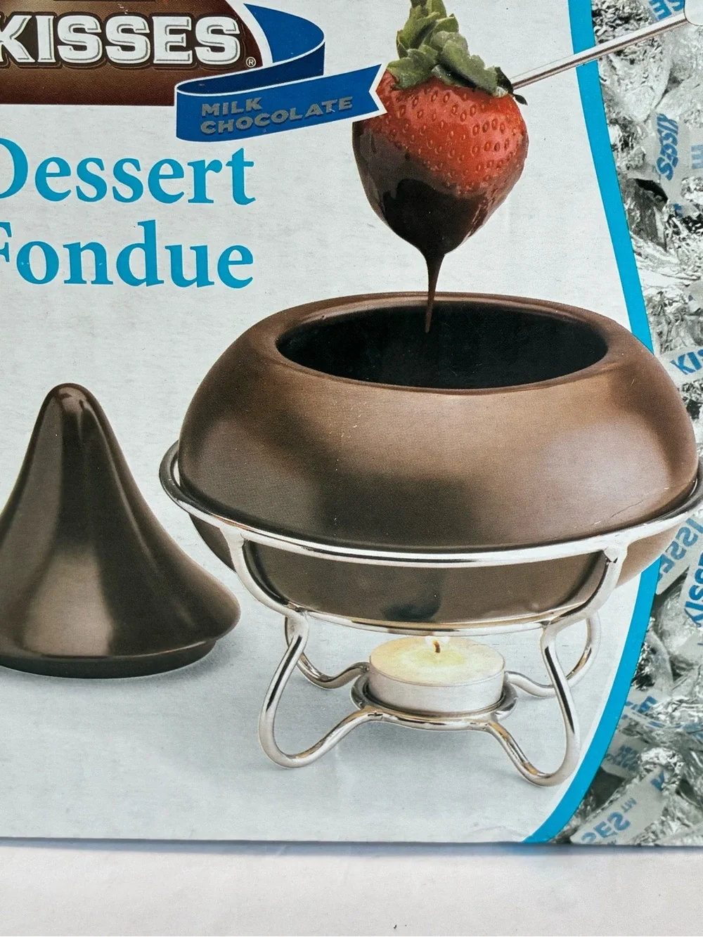 Vintage Hershey’s Kisses Dessert Fondue Set NOS Original Box